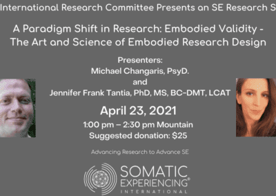 A SE Research Salon: Embodied Validity The Art and Science of Embodied Research Design