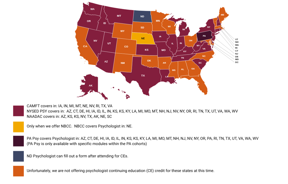 Psychologists Map